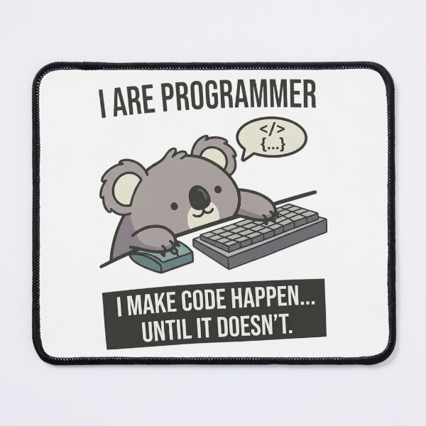 Item preview, I Are Programmer Funny Koala Coding designed and sold by Nova Blend.