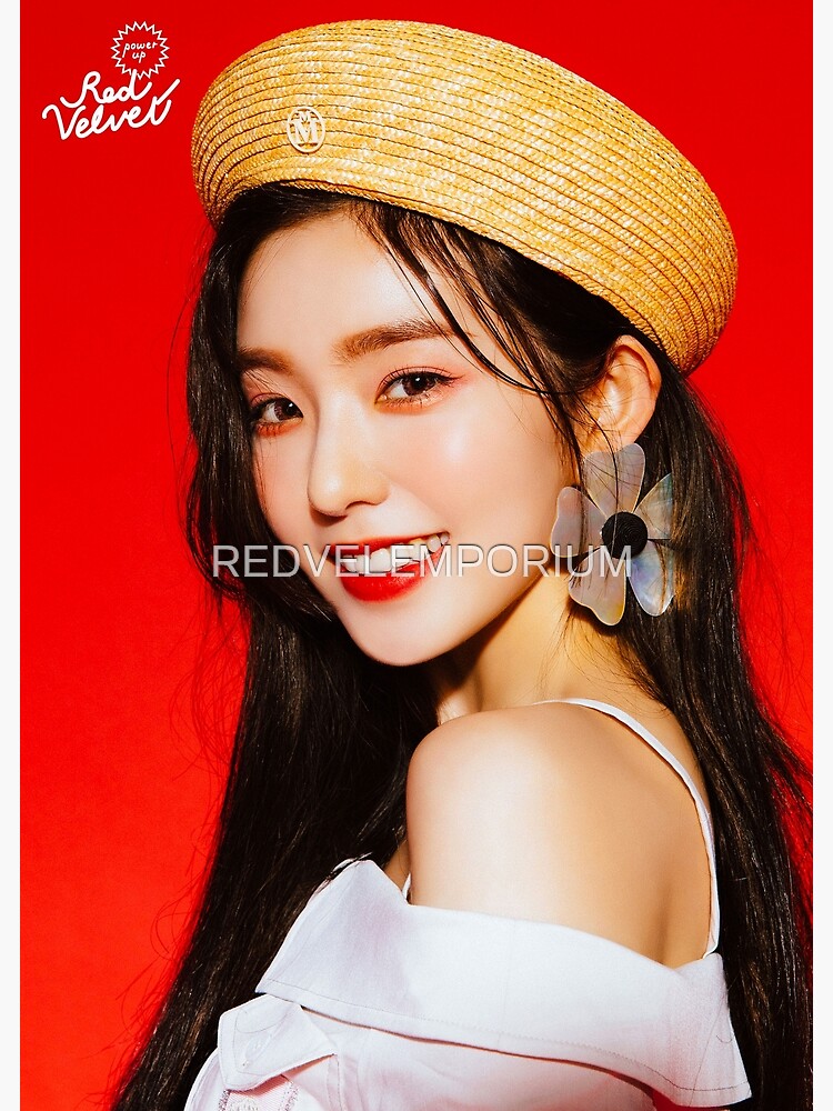 Red Velvet Power Up Irene Postcard By Redvelemporium Redbubble