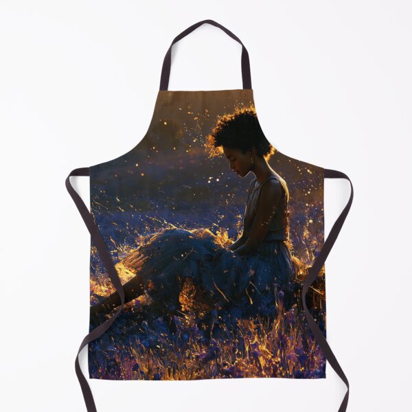 Item preview, Black Woman Lavender Field Art | African American Wall Decor | Sunset Portrait designed and sold by GSizzle1.