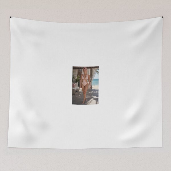 Item preview, Pink Haired Woman in Beige Swimwear on Deck designed and sold by CathryneDelamort.