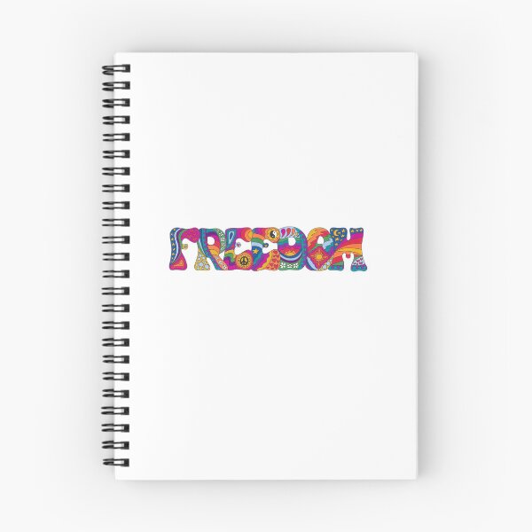 Item preview, Psychedelic Freedom Art White – Retro Hippie Rainbow Groovy Peace Design designed and sold by Kellie Espie Art.