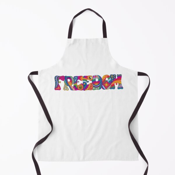 Item preview, Psychedelic Freedom Art White – Retro Hippie Rainbow Groovy Peace Design designed and sold by Kellie Espie Art.