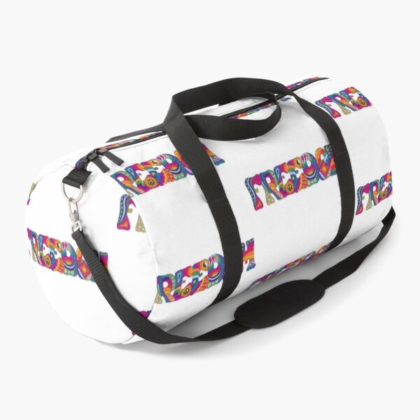 Item preview, Psychedelic Freedom Art White – Retro Hippie Rainbow Groovy Peace Design designed and sold by Kellie Espie Art.