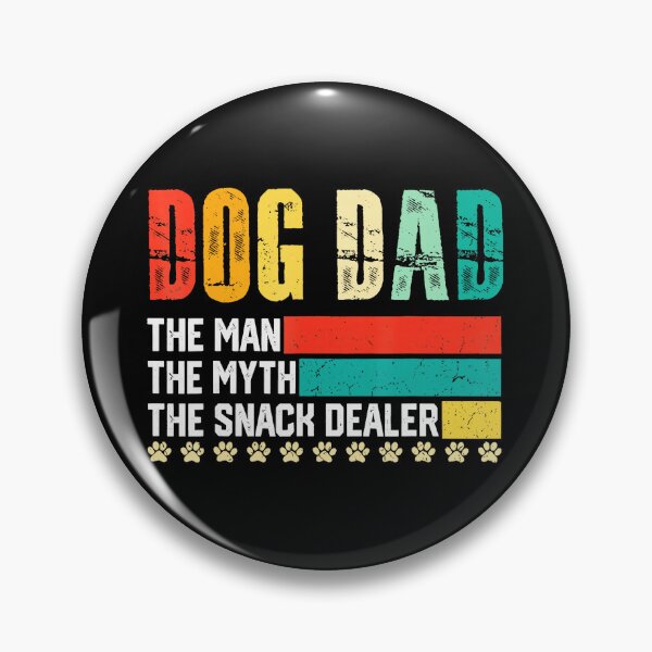 Item preview, Vintage Dog Dad The Myth And Ultimate Snack Dealer designed and sold by zamiokaline.