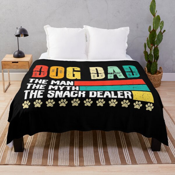 Item preview, Vintage Dog Dad The Myth And Ultimate Snack Dealer designed and sold by zamiokaline.