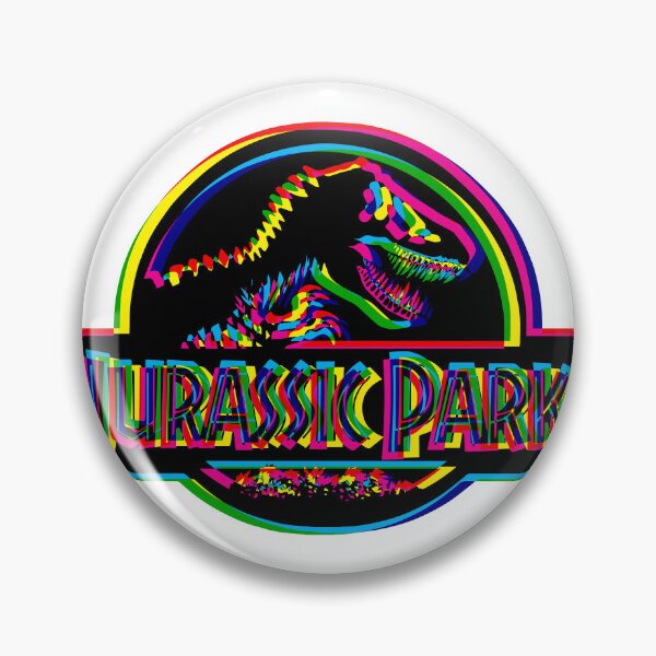 Item preview, Jurassic Park CMYK Neon designed and sold by animinimal.