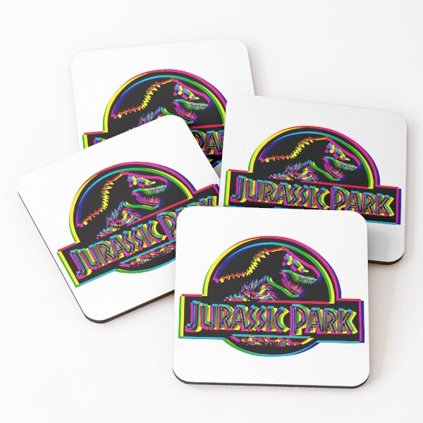 Item preview, Jurassic Park CMYK Neon designed and sold by animinimal.