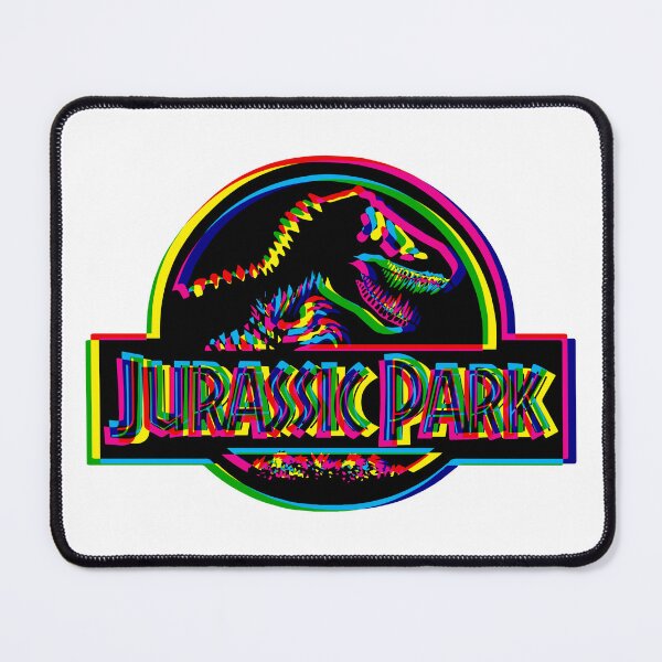 Item preview, Jurassic Park CMYK Neon designed and sold by animinimal.