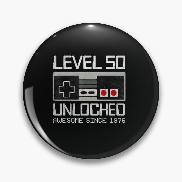 Item preview, Level 50 Unlocked Retro Gamer Birthday Celebration Since 1976 designed and sold by FGTV2021.