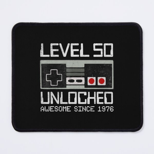 Item preview, Level 50 Unlocked Retro Gamer Birthday Celebration Since 1976 designed and sold by FGTV2021.
