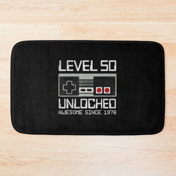 Item preview, Level 50 Unlocked Retro Gamer Birthday Celebration Since 1976 designed and sold by FGTV2021.