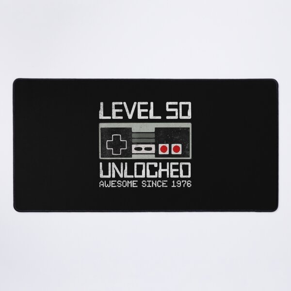 Item preview, Level 50 Unlocked Retro Gamer Birthday Celebration Since 1976 designed and sold by FGTV2021.