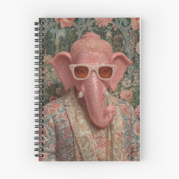 Item preview, Ganesha Floral Couture High Fashion Pop Surrealism designed and sold by PANNARUK THAILAND.