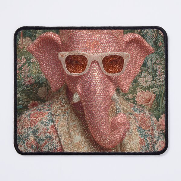 Item preview, Ganesha Floral Couture High Fashion Pop Surrealism designed and sold by PANNARUK THAILAND.
