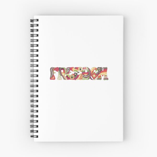 Item preview, Vintage Psychedelic Freedom Art White – Retro Hippie Rainbow Groovy Peace Design designed and sold by Kellie Espie Art.