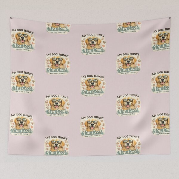 Item preview, My Dog Thinks Im Cool Funny Dog Lover Shirt designed and sold by PoojaArtLab.