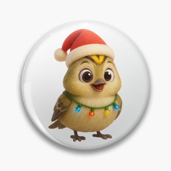 Item preview, Christmas Goldcrest Bird designed and sold by Sillytoe.