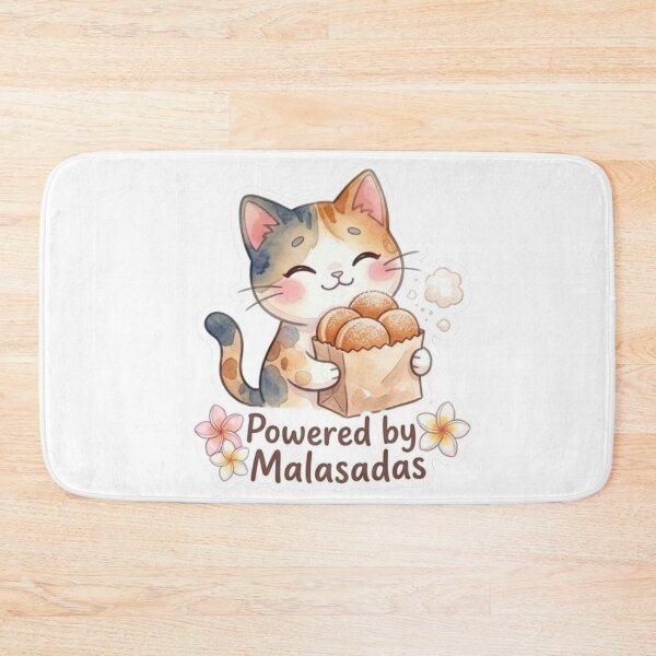 Item preview, Powered by Malasadas | Cute Hawaiian Donut Cat Lani Sticker designed and sold by LaniDigitalNook.