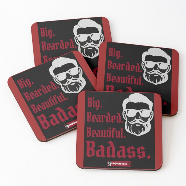Item preview, Big, Bearded, Beautiful Badass. designed and sold by OnlyDadsForReal.