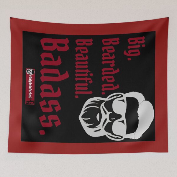 Item preview, Big, Bearded, Beautiful Badass. designed and sold by OnlyDadsForReal.