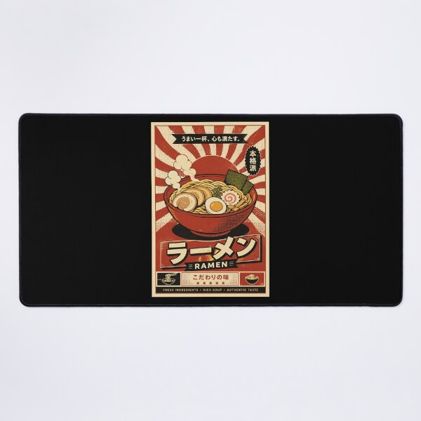 Item preview, Retro Ramen Bowl Japanese Food Art Vintage Noodle Poster designed and sold by ferminhays.