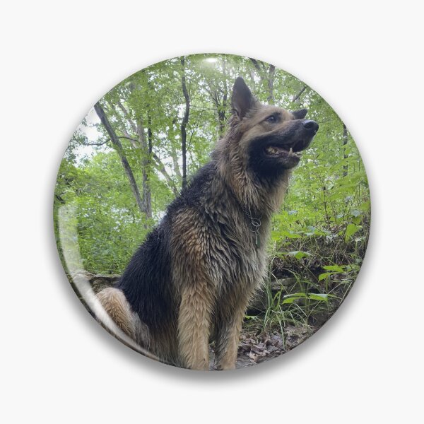Item preview, German Shepherd on a Rainy Day designed and sold by SteeleChampagne.