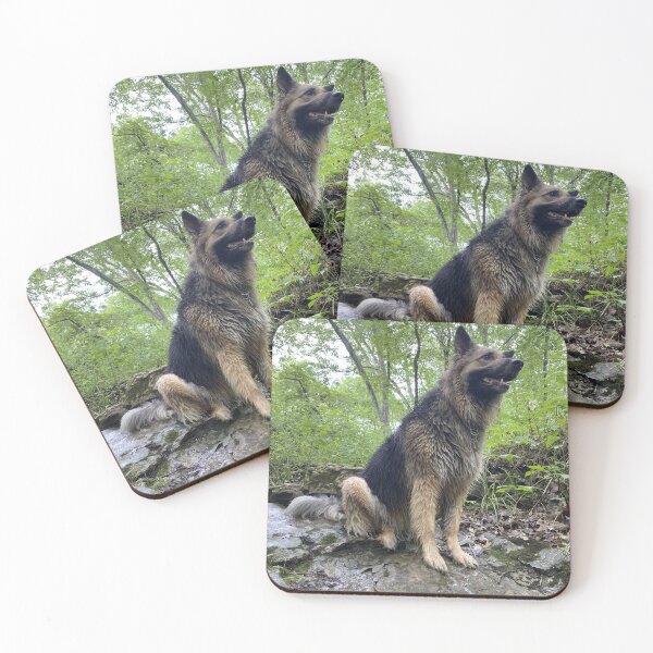 Item preview, German Shepherd on a Rainy Day designed and sold by SteeleChampagne.