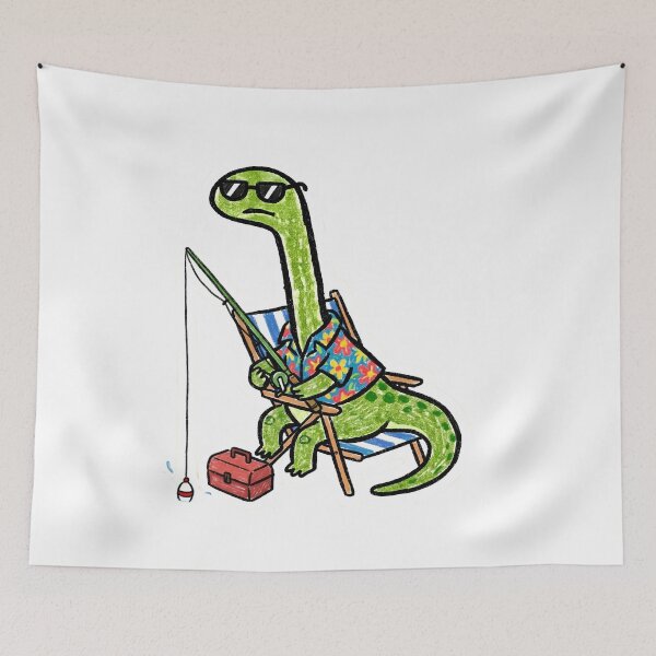 Item preview, Fishing Rex Dinosaur designed and sold by Emma0015.
