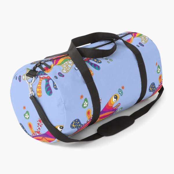 Item preview, Psychedelic Splat Art Blue– Retro Hippie Rainbow Groovy Peace Design designed and sold by Kellie Espie Art.