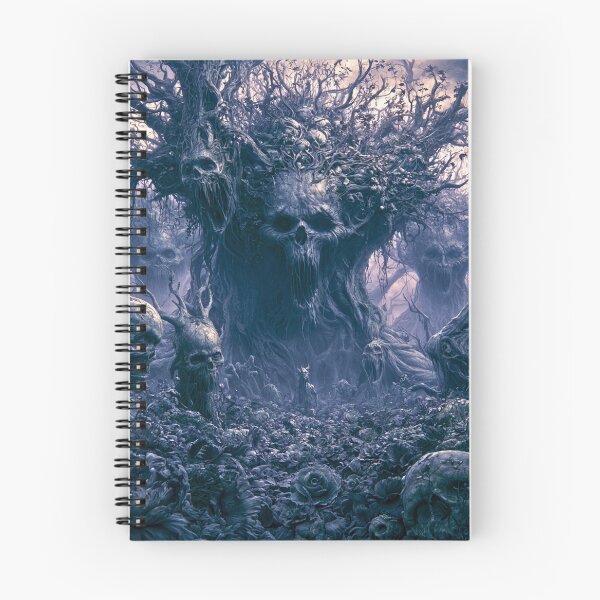 Item preview, The Elderthorn: The Deep Grove | Skull Tree Horror Art Print | Dark Fantasy Wall Art designed and sold by Opetis.