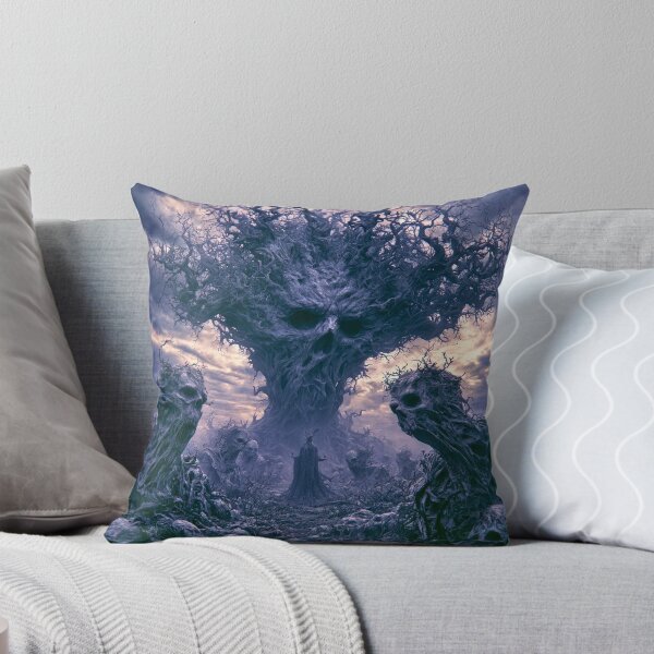 Item preview, The Elderthorn: The Congregation | Skull Forest Gathering Art Print | Dark Fantasy Wall Art designed and sold by Opetis.