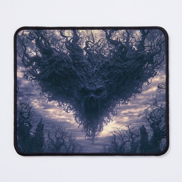 Item preview, The Elderthorn: The Sky Crown | Skull Canopy Horror Art Print | Dark Fantasy Wall Art designed and sold by Opetis.