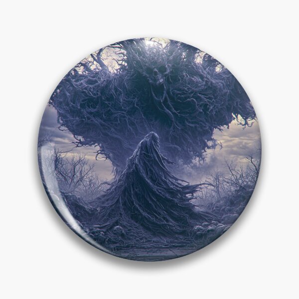 Item preview, The Elderthorn: The Shrouded Root | Cloaked Tree Horror Art Print | Dark Fantasy Wall Art designed and sold by Opetis.