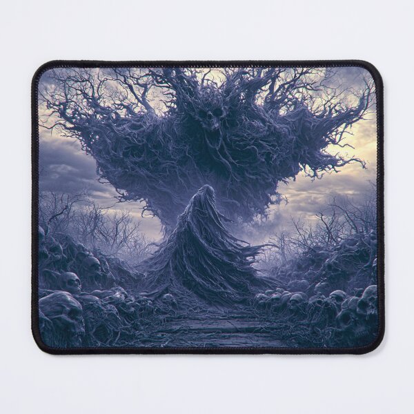 Item preview, The Elderthorn: The Shrouded Root | Cloaked Tree Horror Art Print | Dark Fantasy Wall Art designed and sold by Opetis.