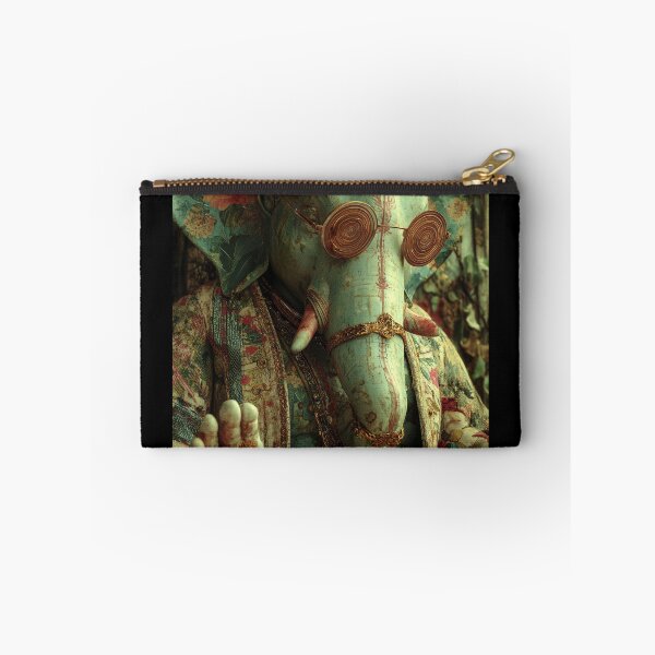 Item preview, Ganesha Flower Fabric Vision Vintage Ceramic Pop Surrealism designed and sold by PANNARUK THAILAND.