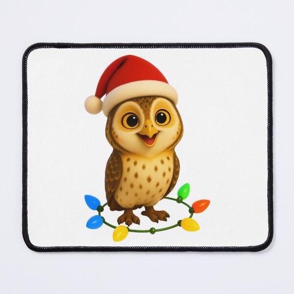 Item preview, Christmas Golden Masked Owl designed and sold by Sillytoe.