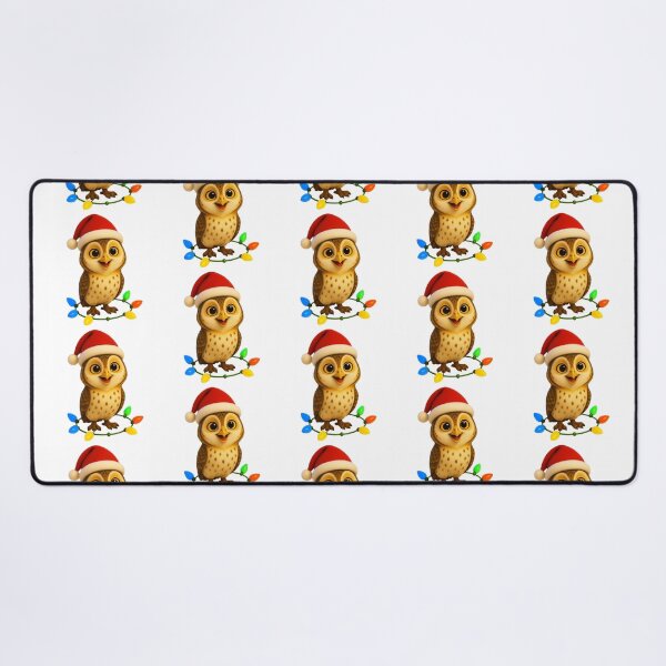 Item preview, Christmas Golden Masked Owl designed and sold by Sillytoe.
