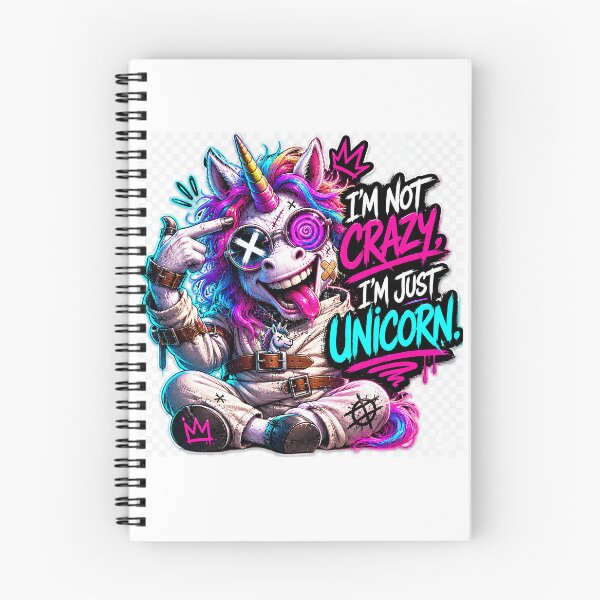 Item preview, IM not crazy, im just unicorn. H.S. designed and sold by humansense.