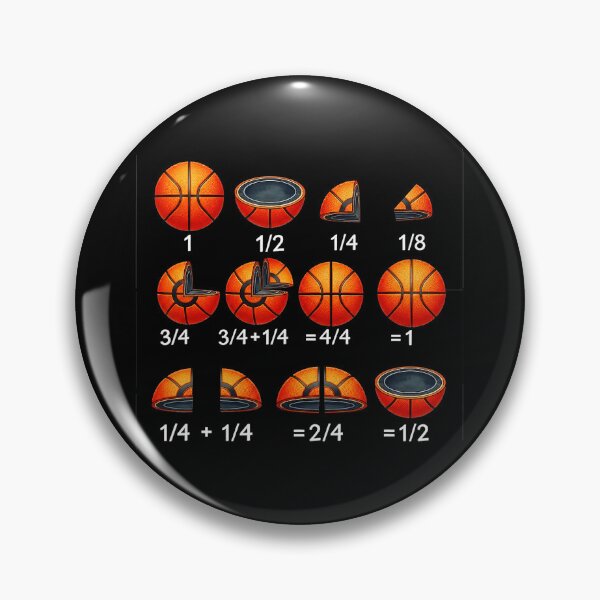 Item preview, Basketball Fractions Math Teacher Student Classroom Learning designed and sold by allistermariam.