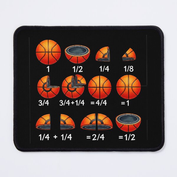 Item preview, Basketball Fractions Math Teacher Student Classroom Learning designed and sold by allistermariam.