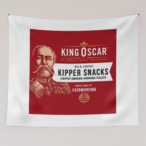 Item preview, KING OSCAR, SMOKED KIPPERS,WILD CAUGHT- EVERMORE966 -SAINT JOSEPH, MICHIGAN U.S.A. designed and sold by V3GFX.