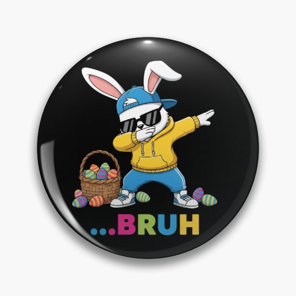 Item preview, Funny Easter Bunny Dabbing Bruh Cool Rabbit Eggs Meme Kids Easter Gift designed and sold by Zizo-DR44.