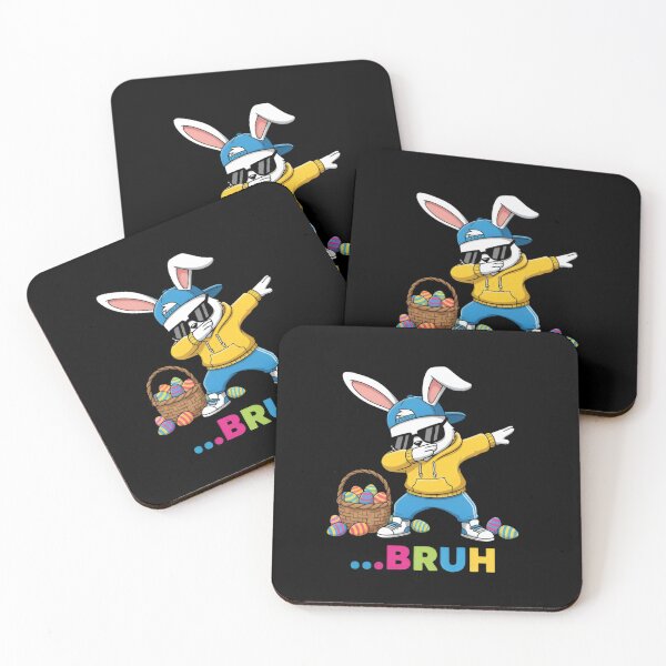 Item preview, Funny Easter Bunny Dabbing Bruh Cool Rabbit Eggs Meme Kids Easter Gift designed and sold by Zizo-DR44.