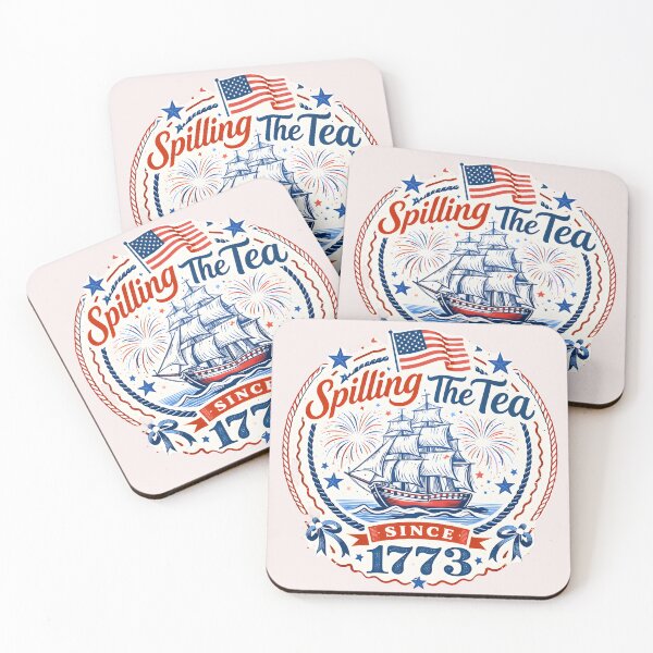 Item preview, Spilling the Tea Since 1773 American Independence  designed and sold by BackwoodsFeral.