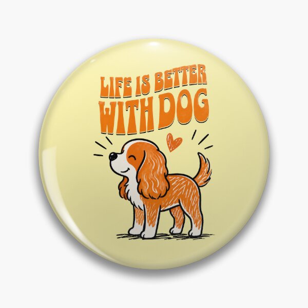 Item preview,  Life Is Better - With Cavalier Dog designed and sold by Kaurisdigital.