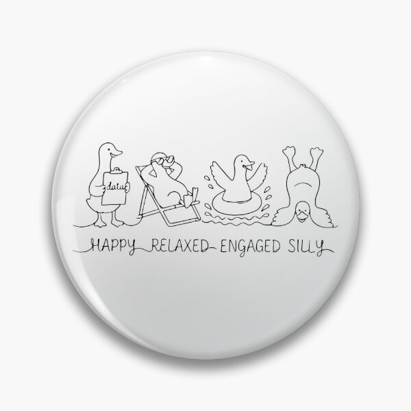 Item preview, Happy Relaxed Engaged Silly Goose designed and sold by Chromarist.