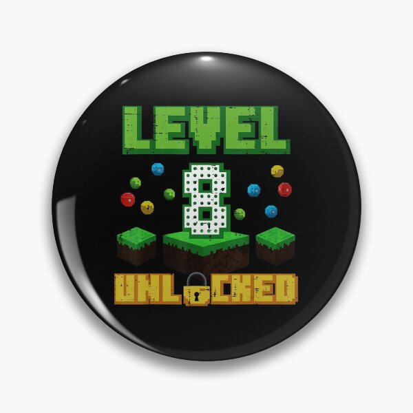 Item preview, Level 8 Unlocked Pixel Gaming Birthday for Young Gamers designed and sold by FGTV2021.