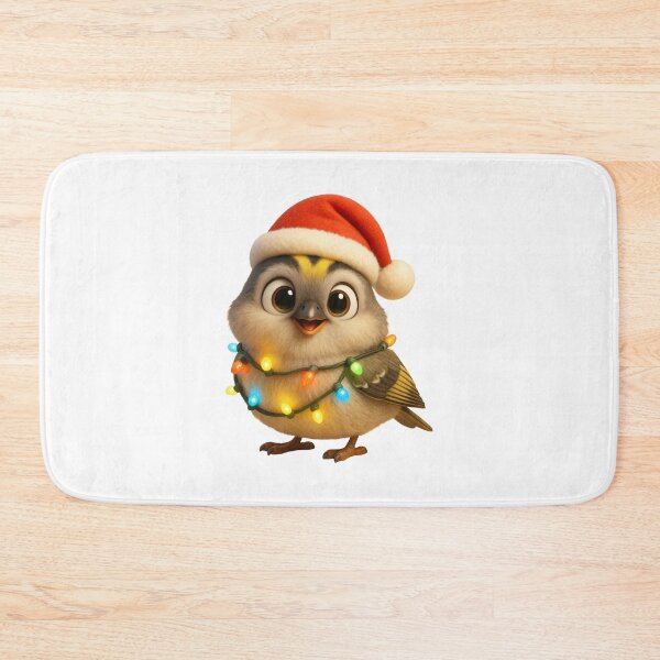 Item preview, Christmas Golden-Crowned Kinglet designed and sold by Sillytoe.