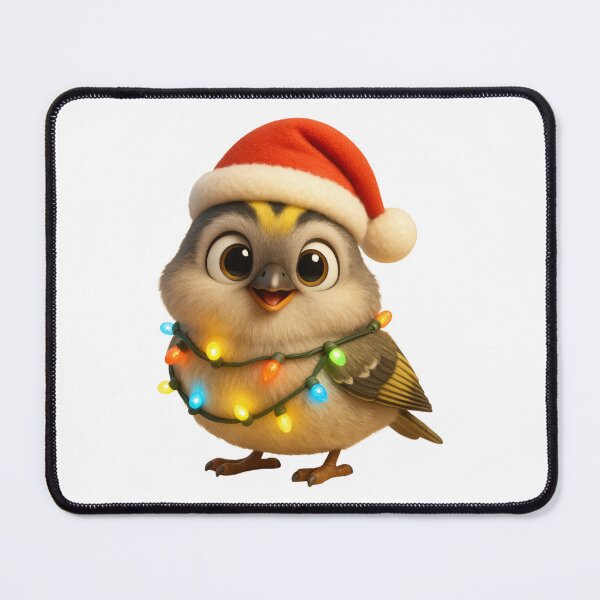 Item preview, Christmas Golden-Crowned Kinglet designed and sold by Sillytoe.
