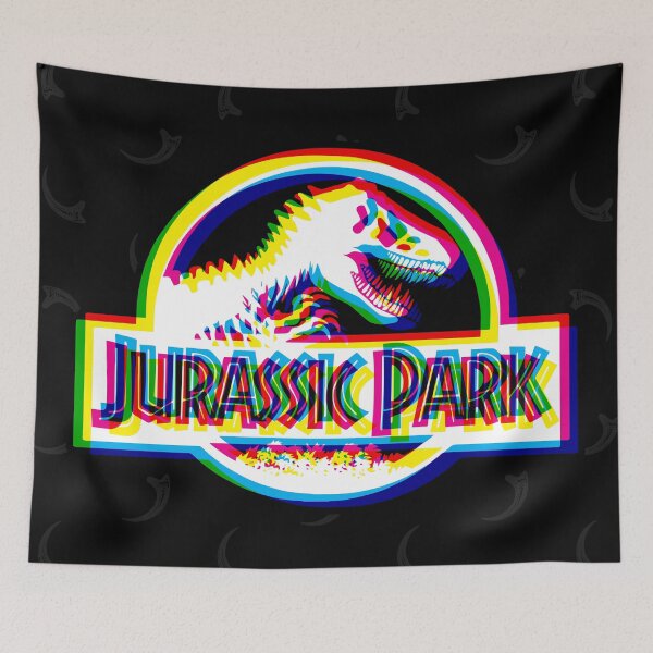 Item preview, Jurassic Park CMYK Negative - Dark designed and sold by animinimal.